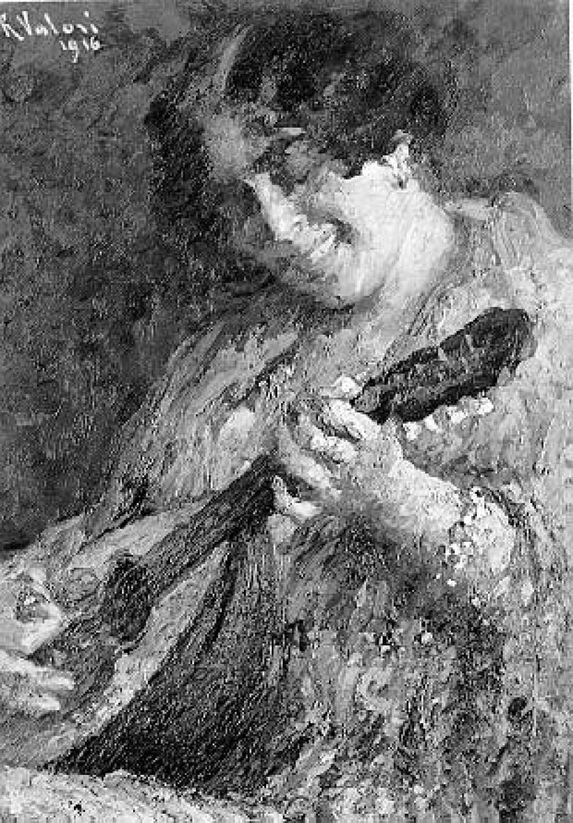 Suonatrice di mandolino